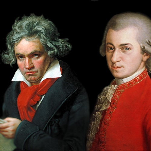 Моцарт и бетховен слушать. Юный Бетховен импровизирует в доме Моцарта в Вене 1787. Бетховен и Моцарт встреча.