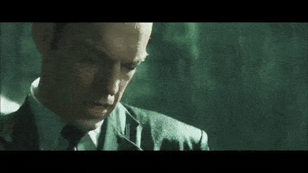 'Why, mister Anderson' moment from The Matrix